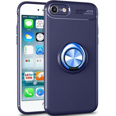 Чохол Din Color Magnet Ring для Iphone 7 / 8 / SE 2020 Синій 52884