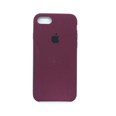 Чехол Silicone Case для Iphone 7 / 8 / SE 2020 Marsala 34936