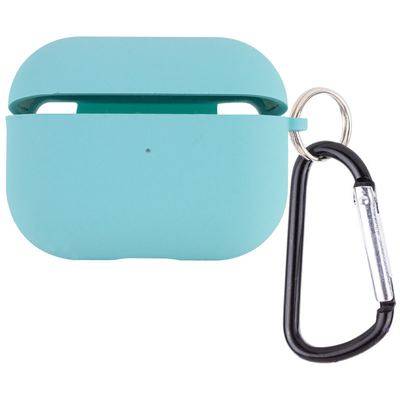 Чехол Silicone Case для Apple Airpods Pro Бирюзовый / Marine Green 66998