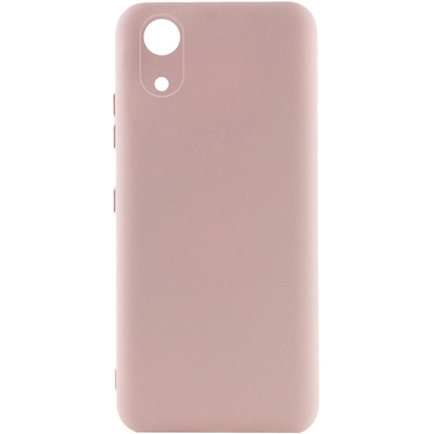 Чехол Silicone Lakshmi A Full Camera для Samsung Galaxy A03 Core Розовый / Pink Sand 63078