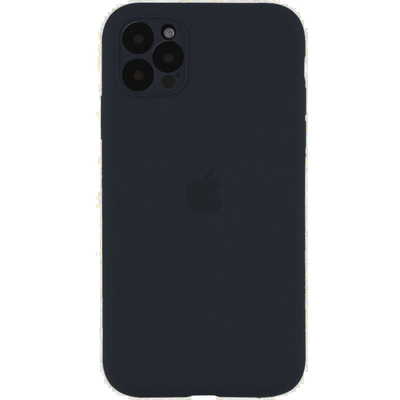 Чехол Silicone Case с защитой камеры для Iphone 14 Pro Серый / Dark Gray 69059