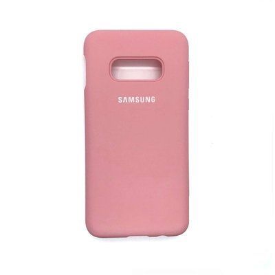 Чехол Silicone Cover для Samsung G970 Galaxy S10e Light pink 34273