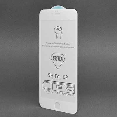 Захисне скло Premium Full для Iphone 6 / 6s White 38067