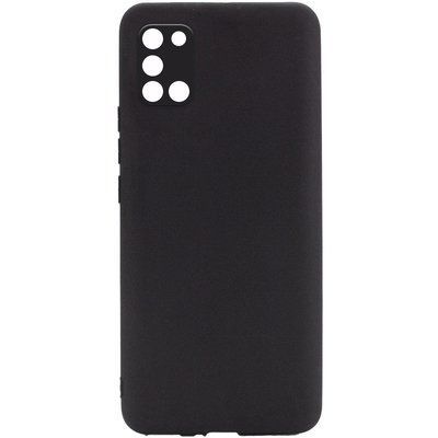 Чехол Matte с защитой камеры для Samsung Galaxy A31 Черный / Black 55175