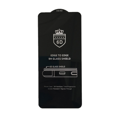 Захисне скло 6D EDGE для Xiaomi Redmi Note 9 / Redmi 10X / Note 9T Black 80988