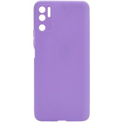 Чохол Matte з захистом камери для Xiaomi Redmi Note 10 5G / Poco M3 Pro Бузковий / Dasheen 56882
