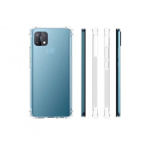 Противоударный Чехол Stez для Oppo A15 / A15s Прозрачный 53529