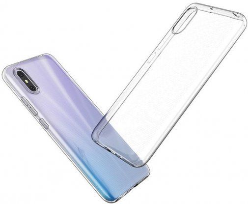 Чехол Stez для Xiaomi Redmi 9A Прозрачный 43274