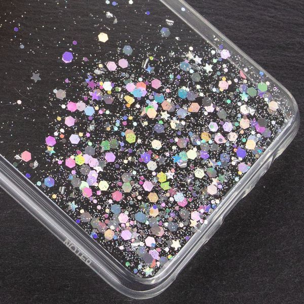 Чехол с блестками Shine Glitter для Xiaomi Redmi Note 9 / Redmi 10X Прозрачный 54412