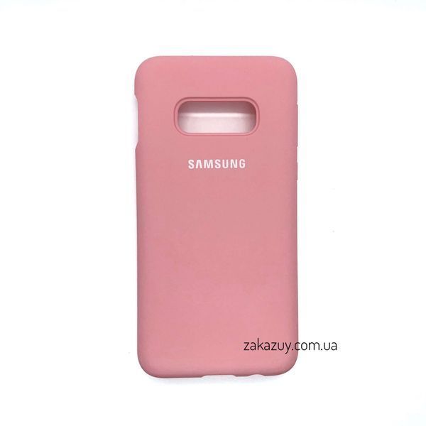 Чехол Silicone Cover для Samsung G970 Galaxy S10e Light pink 34273