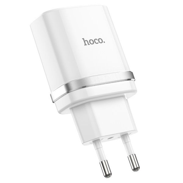 Мережевий зарядний пристрій Hoco C12Q Smart Quick Charge 3.0 1USB / 3A White 47048