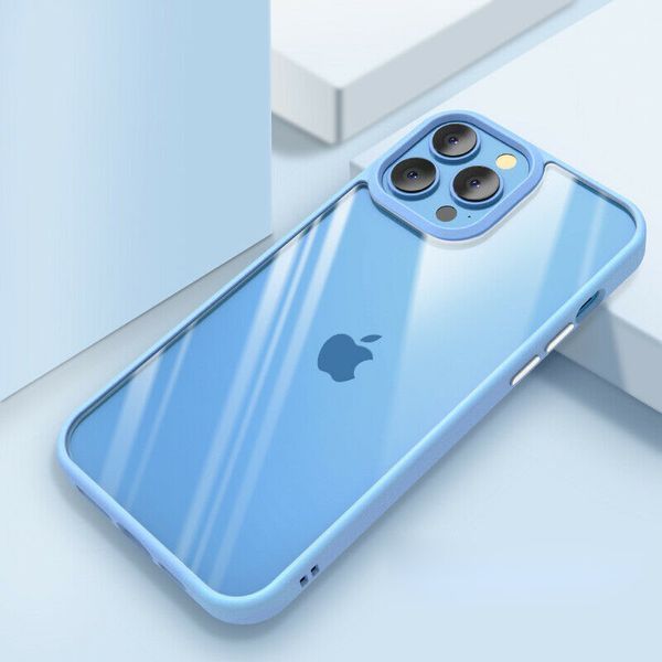Чехол Xrome Buttons для iPhone 13 Pro Голубой 61445