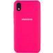 Чехол Silicone Cover для Samsung Galaxy A01 Core / M01 Core Розовый / Barbie pink 53370