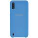 Чехол Silicone Case для Samsung Galaxy A01 Синий / Blue 39908