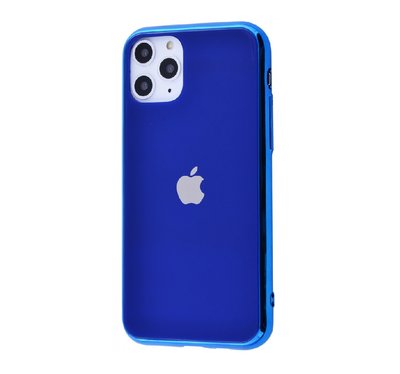 Чехол Glass Case для iPhone 11 Pro Max Синий 36550