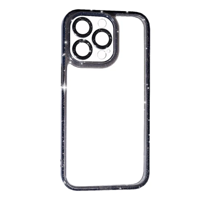 Чохол PHIBR Bling для Iphone 15 Pro Прозорий / Black 82127