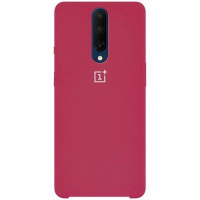 Чохол Silicone Case для OnePlus 7 Pro Червоний / Rose Red 43909