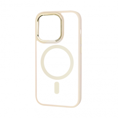 Чехол PHIBR Metallic MagSafe для Iphone 14 Pro Max Прозрачный / Pink Sand 69671