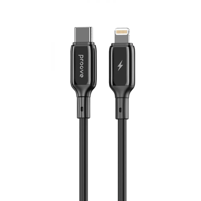 Кабель Proove Flex Metal Type-C to Lightning 27W 1м Black 81301