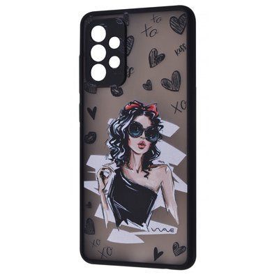 Чохол WAVE Cartoon Case для Samsung Galaxy A72 Little black dress 53998