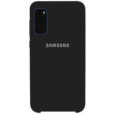 Чохол Silicone Case для Samsung Galaxy S20 Чорний / Black 40135