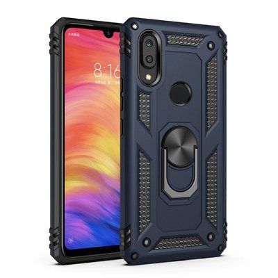 Протиударний чохол Serg Magnet Ring для Samsung Galaxy A20 / A30 2019 Темно-синій 34521
