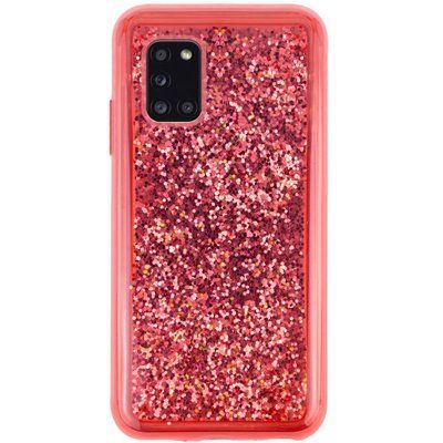 Чехол Sparkle glitter для Samsung Galaxy A31 Красный 44175