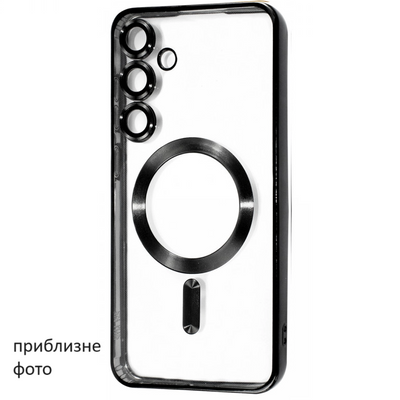 Чохол Xrome MagSafe для Samsung Galaxy S22 Ultra Прозорий / Black 82799