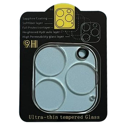 Защитное стекло на камеру 9H Full Block для Iphone 14 Pro / 14 Pro Max Прозрачное 68302