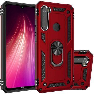 Протиударний чохол Serg Magnet Ring для Xiaomi Redmi Note 8 Червоний 38790