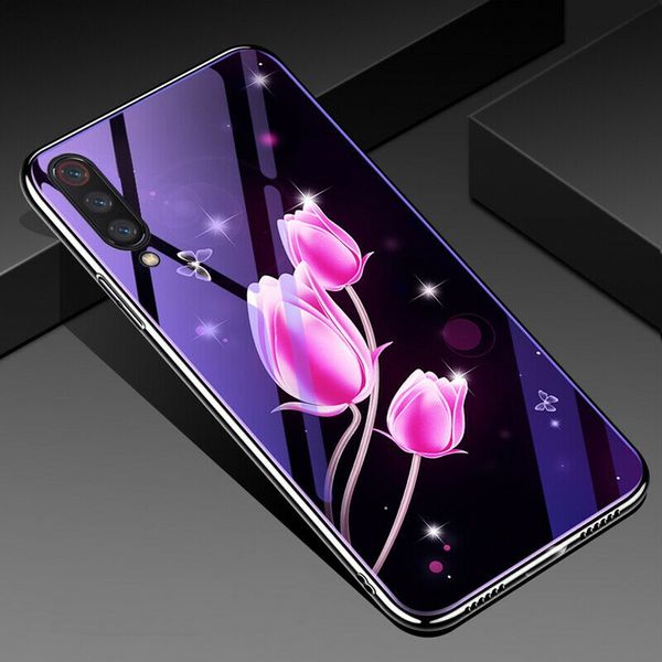 Чехол TPU+Glass Fantasy для Xiaomi Mi 9 Tulip 34128