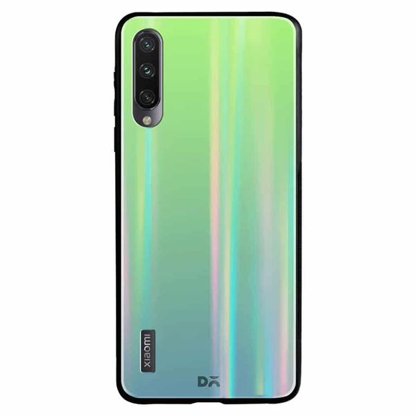 Чехол TPU+Glass Gradient Aurora для Xiaomi Mi 9 Lite / Mi CC9 Зеленый 36839