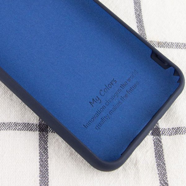 Чехол Silicone Cover A для Oppo A91 Синий / Navy Blue 59250