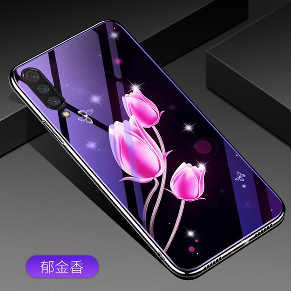 Чохол TPU+Glass Fantasy для Xiaomi Mi 9 Tulip 34128