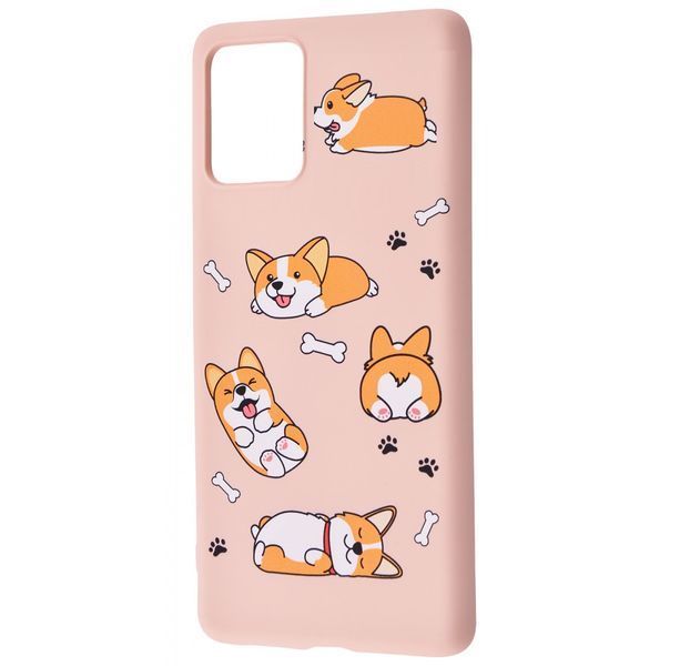 Чехол WAVE Fancy для Xiaomi Redmi Note 10 / Note 10s / Poco M5s Funny corgi / Pink sand 54357