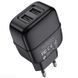 Сетевое зарядное устройство Hoco C73A + кабель MicroUSB 2USB 2.4A Black 52204 2