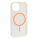 Чохол Clear Magnetic Color Slim MagSafe для Iphone 13 Прозорий/Orange 86090 1