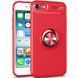 Чохол Din Color Magnet Ring для Iphone 7 / 8 / SE 2020 Червоний 52885