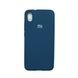 Чехол Silicone Cover для Xiaomi Redmi 7a Синий 35886 1