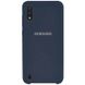 Чехол Silicone Case для Samsung Galaxy A01 Синий / Midnight Blue 39909