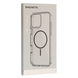 Чохол Clear Magnetic Color Slim MagSafe для Iphone 13 Прозорий/Orange 86090 2