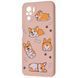 Чехол WAVE Fancy для Xiaomi Redmi Note 10 / Note 10s / Poco M5s Funny corgi / Pink sand 54357 1