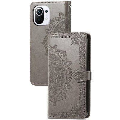 Чохол-книжка Art Case для Xiaomi Mi 11 Lite / 11 Lite 5G NE Сірий 59044