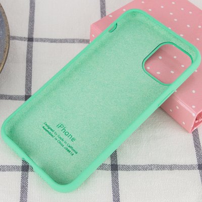 Чехол Silicone Case для Iphone 12 / 12 Pro Зеленый / Spearmint 47255