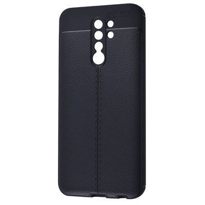 Чохол Imkoz з імітацією шкіри для Xiaomi Redmi 9 Чорний 42709