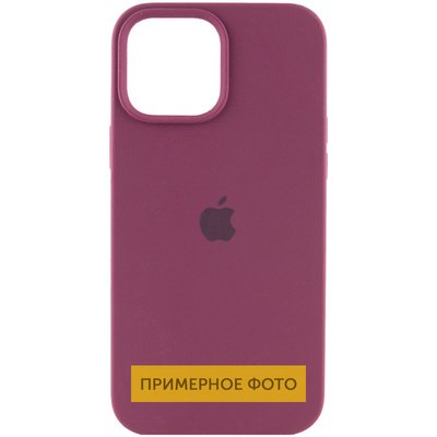 Чехол Silicone Case для Iphone 16 Plus Бордовый / Plum