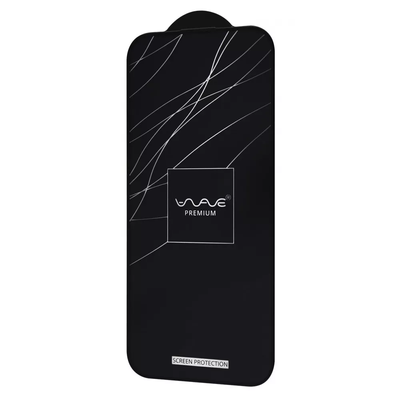 Защитное стекло 9H WAVE Premium для Iphone 15 Pro Black 81569