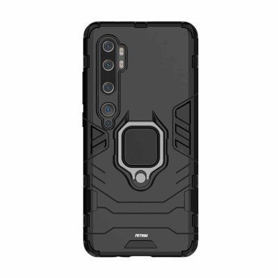 Протиударний чохол Transforme Ring для Xiaomi Mi Note 10 / 10 Pro Чорний / Soul Black 39442