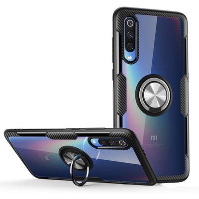 Чохол Din Crystal Magnet Ring для Xiaomi Mi 9 SE Чорний 37887