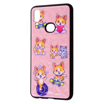 Чохол Wave Majesty для Samsung Galaxy A10s Playful corgi / light pink 61401